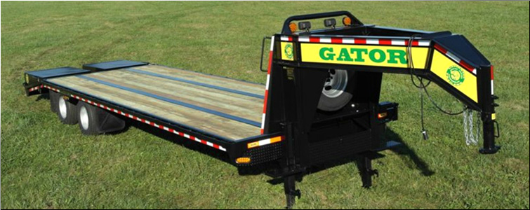 GOOSENECK TRAILER 30ft tandem dual - all heavy-duty equipment trailers special priced  Lake County, Ohio